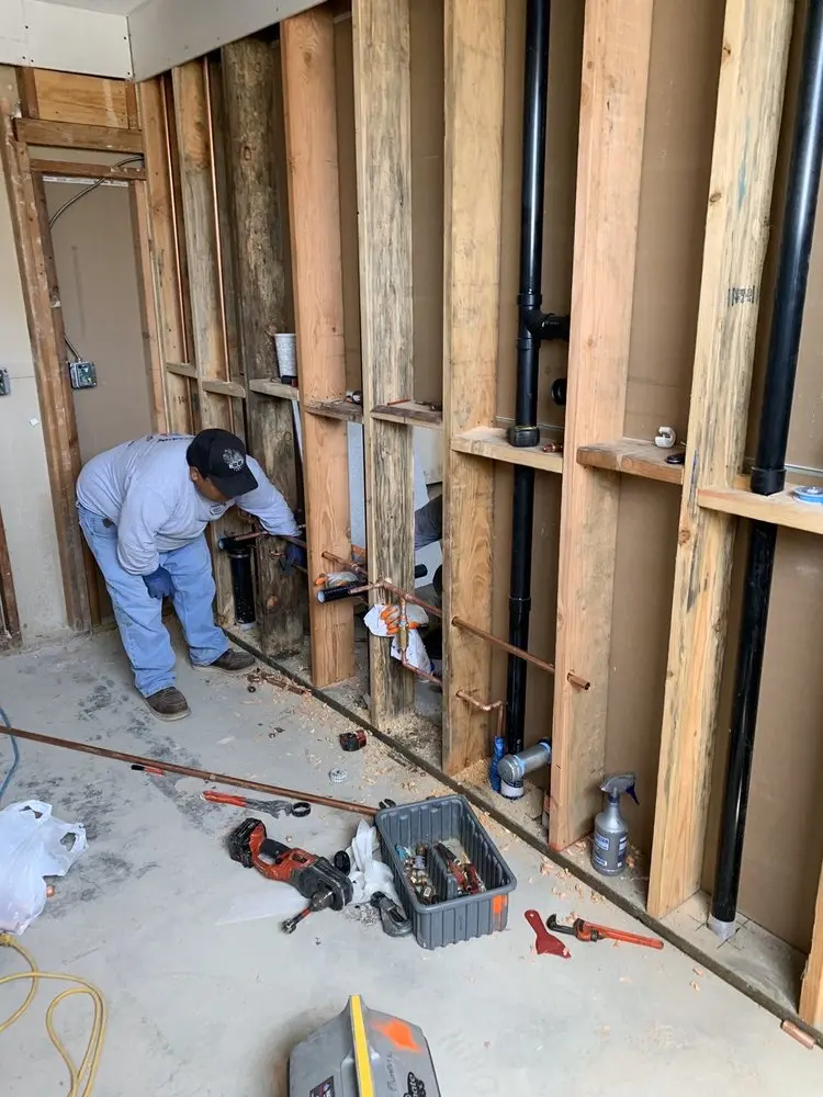 Commercial rough-in plumbing for Trenchless Sewer Repair in Perinton